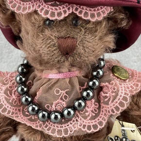 Pickford Brass Button Power Bear of Happiness Chelsea Bracelet 9 inch Plush - Picture 6 of 16